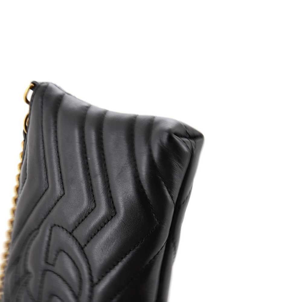 GUCCI GG Marmont Chain Shoulder Bag Matelasse Lea… - image 6