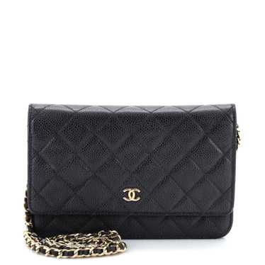 CHANEL Wallet on Chain Quilted Caviar - image 1