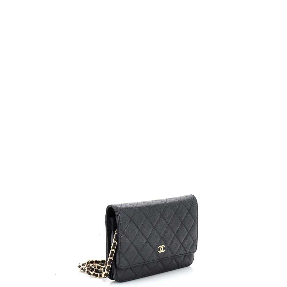 CHANEL Wallet on Chain Quilted Caviar - image 2