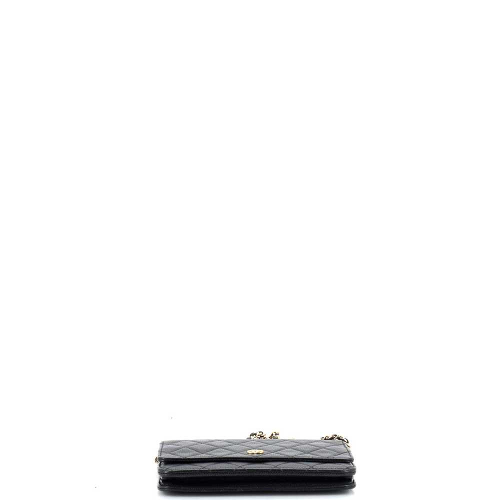 CHANEL Wallet on Chain Quilted Caviar - image 4