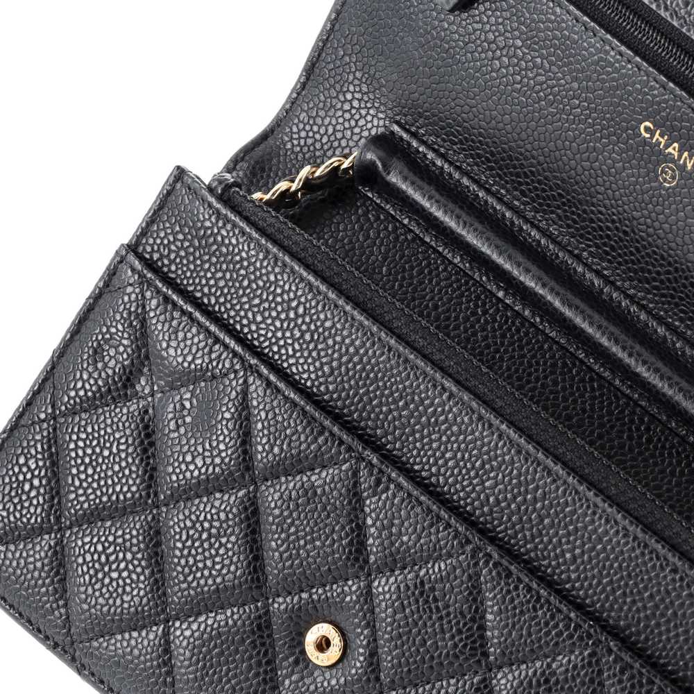 CHANEL Wallet on Chain Quilted Caviar - image 6