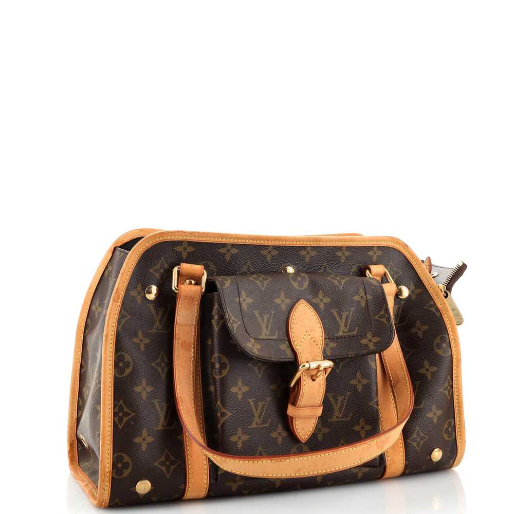 Louis Vuitton Baxter Dog Carrier Monogram Canvas … - image 3