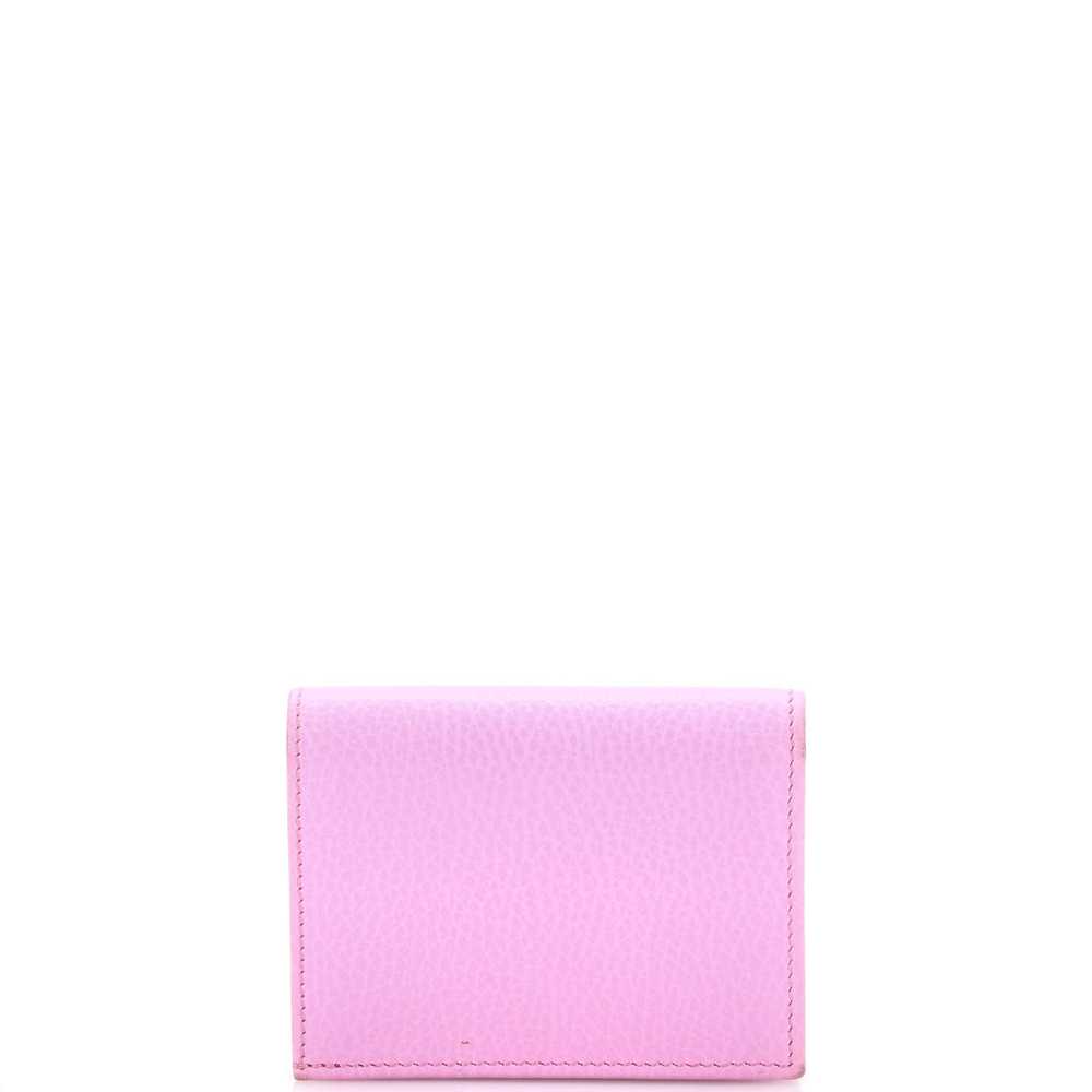 GUCCI GG Marmont Flap Card Case Embellished Leath… - image 3