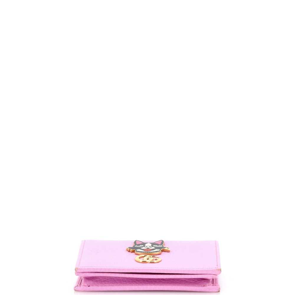 GUCCI GG Marmont Flap Card Case Embellished Leath… - image 4