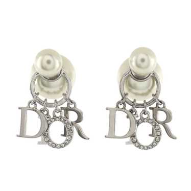 Christian Dior Tribales Dangle Dior Logo Stud Earr