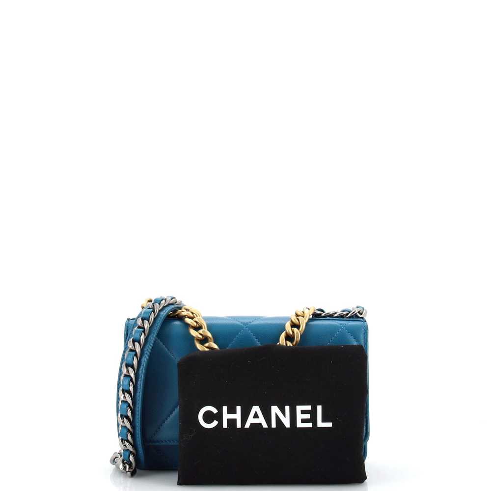 CHANEL 19 Wallet on Chain Quilted Goatskin - image 2