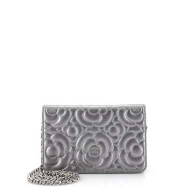 CHANEL Wallet on Chain Camellia Lambskin