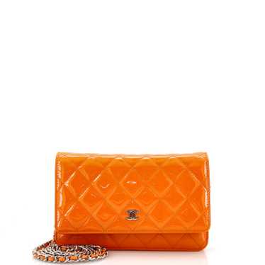 CHANEL Wallet on Chain Quilted Patent