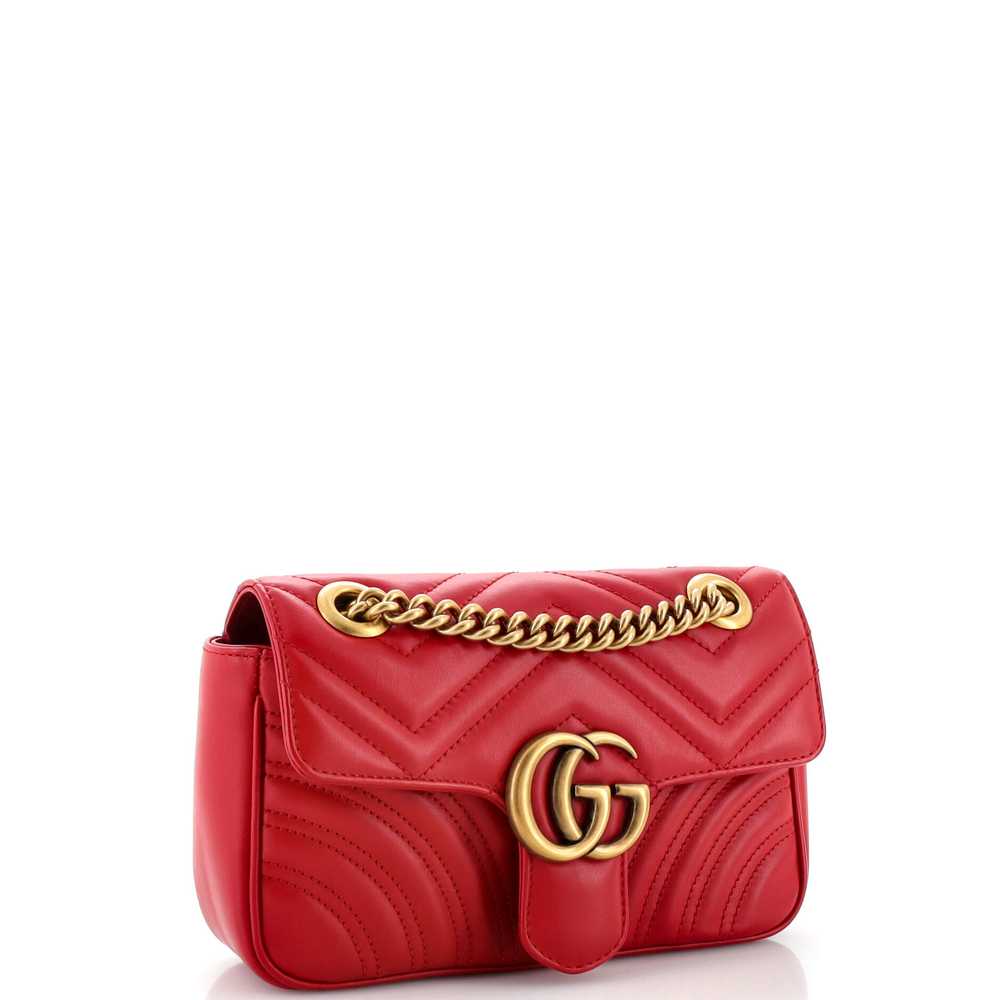 GUCCI GG Marmont Flap Bag Matelasse Leather Mini - image 2