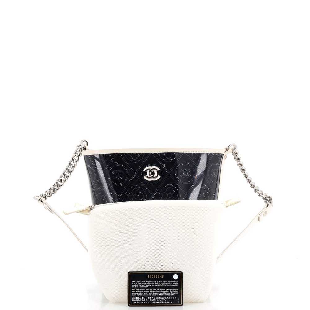 CHANEL Camellia Coco Bucket Bag Printed PVC Medium - image 2