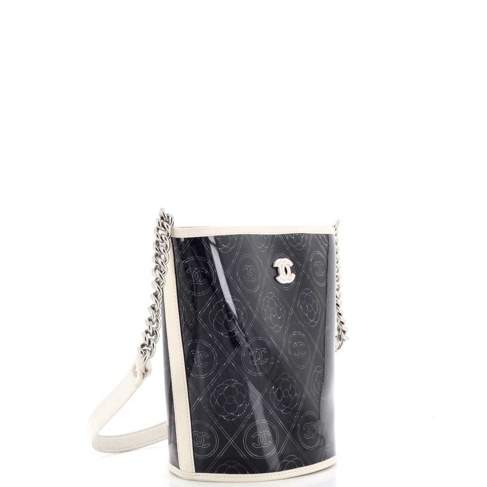 CHANEL Camellia Coco Bucket Bag Printed PVC Medium - image 3