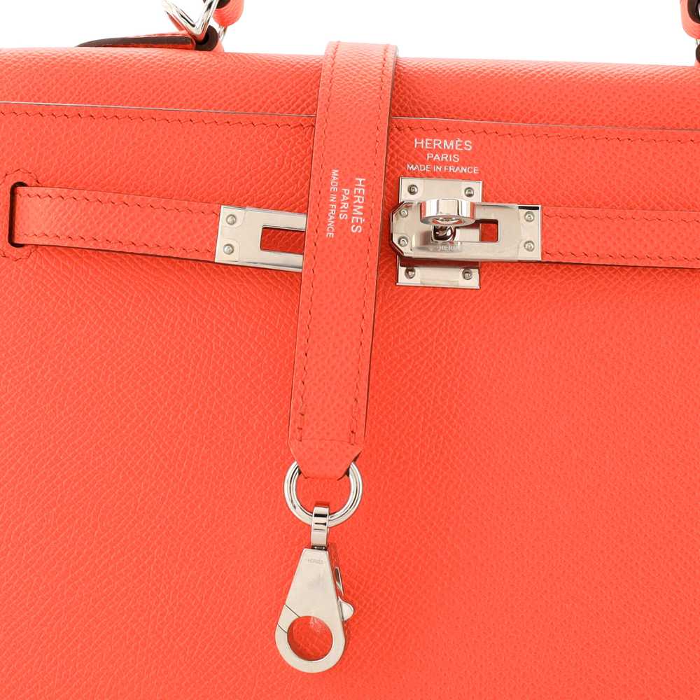 Hermes Kelly Handbag Rose Texas Epsom with Pallad… - image 6