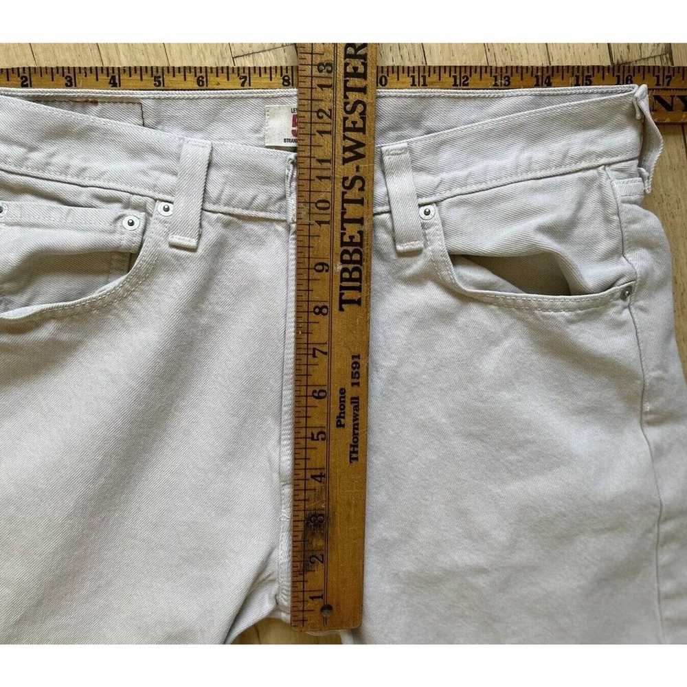Vintage 501 LEVIS Button-Fly Straight Jeans 33x32… - image 12