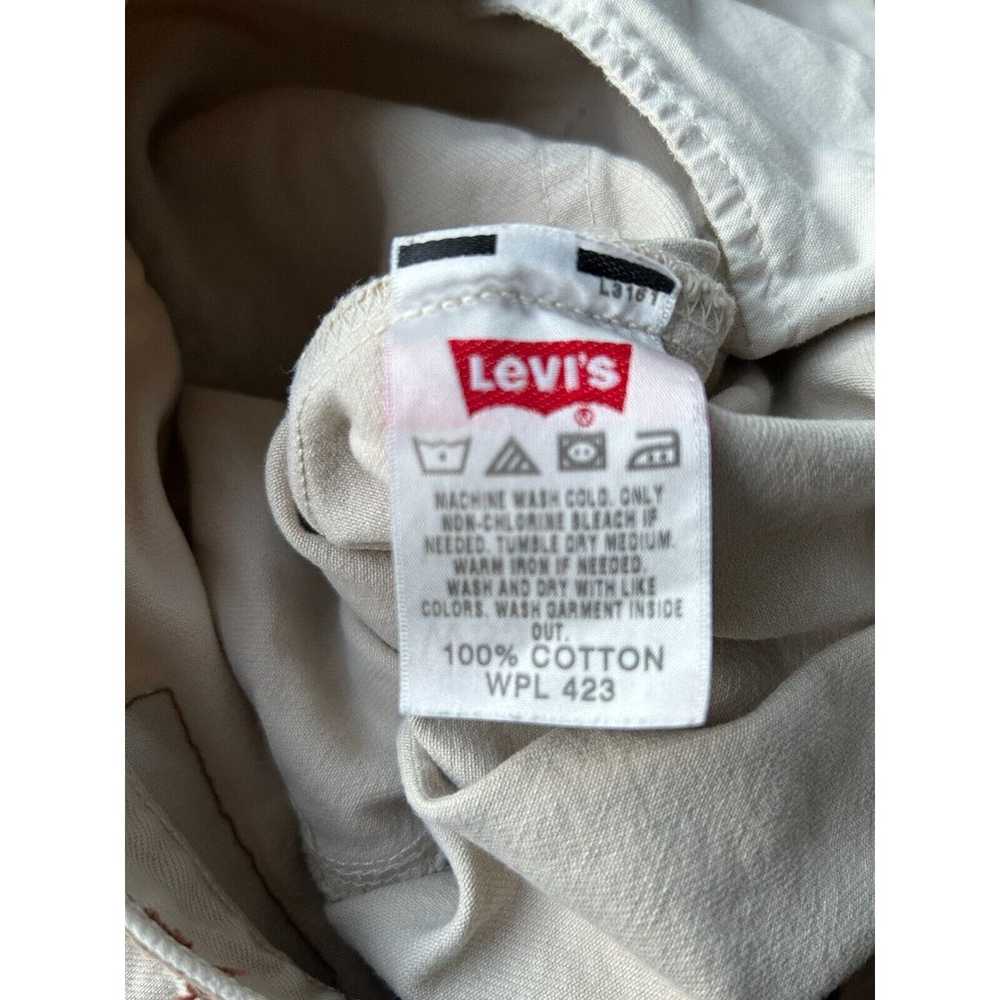 Vintage 501 LEVIS Button-Fly Straight Jeans 33x32… - image 4