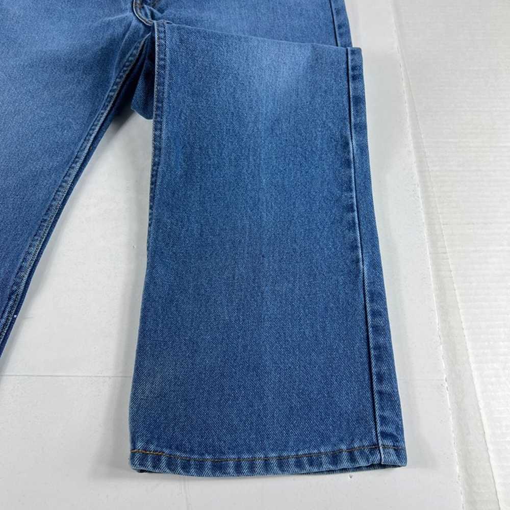 VTG 70s Levi's Jeans Men 35x29* 517 Boot Cut Blue… - image 6