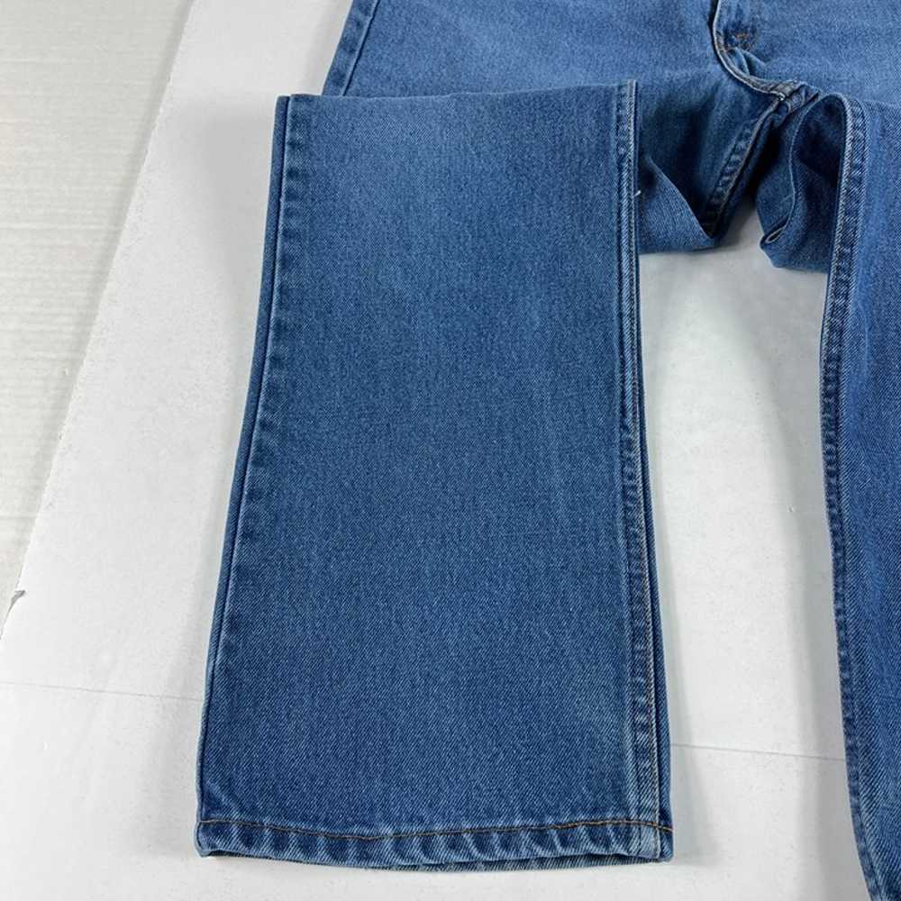 VTG 70s Levi's Jeans Men 35x29* 517 Boot Cut Blue… - image 7