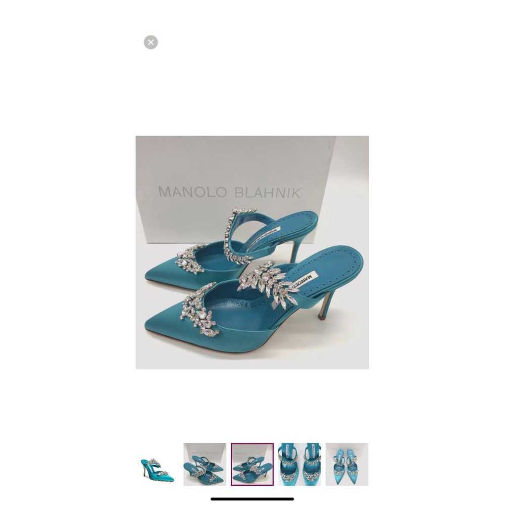 Manolo Blahnik Leather heels - image 3