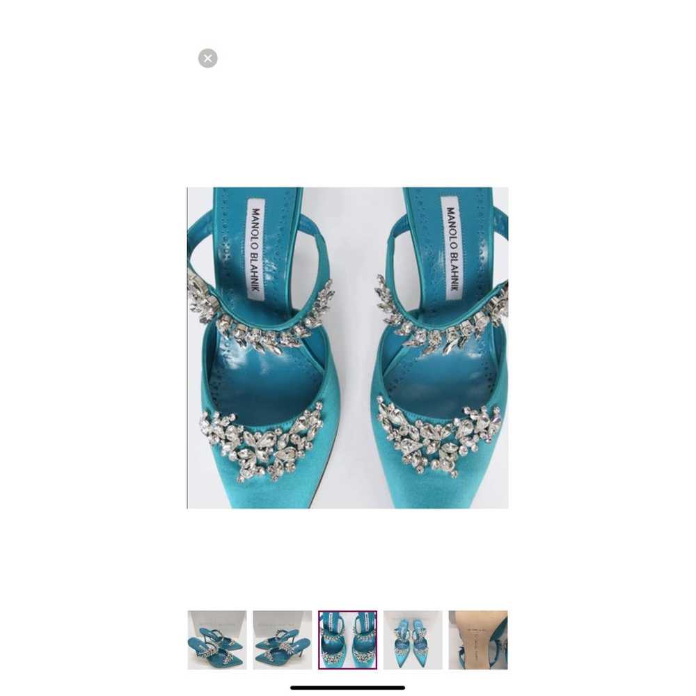 Manolo Blahnik Leather heels - image 5