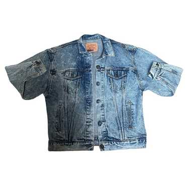 VTG Levi’s acid washed 90s Y2K men’s trucker unis… - image 1