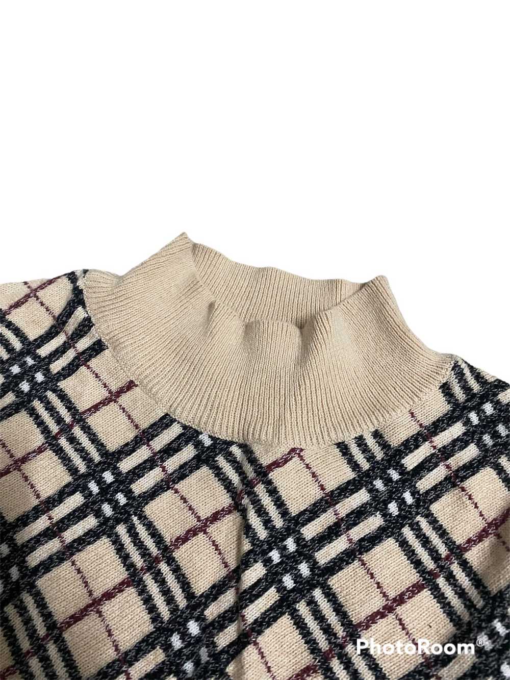 Vintage - Steals‼️Vintage Burberry NovaCheck Knit… - image 3