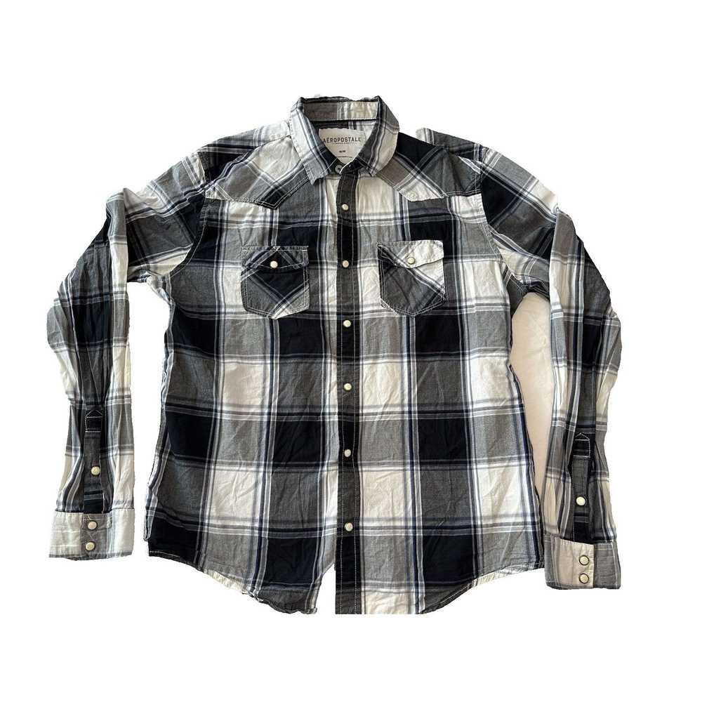 Aeropostale Aeropostale Black/White Med Western P… - image 1