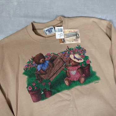 Lee Vintage Cute Teddy Bears Crewneck Sweater Men… - image 1