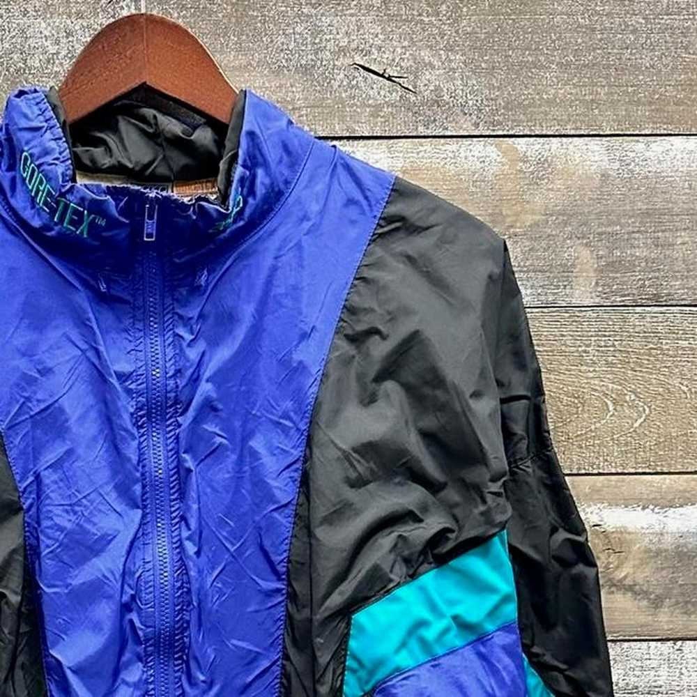 Vintage Asics Gore-Tex Windbreaker Jacket Zip Up … - image 2