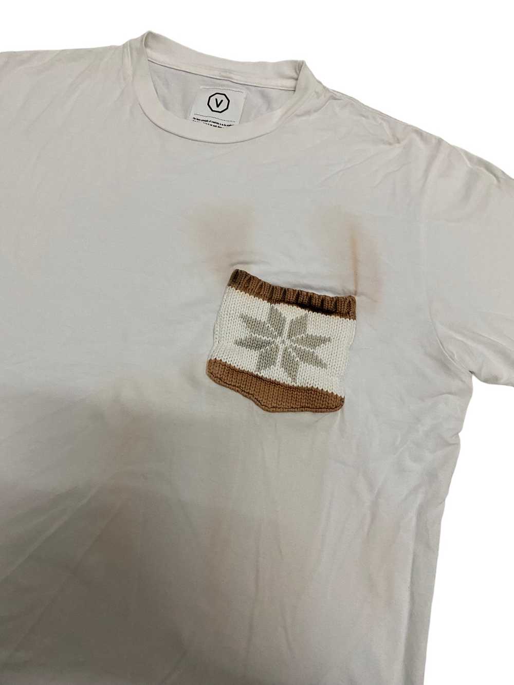 Steals‼️Vintage Visvim Single Pocket White Tee - image 3