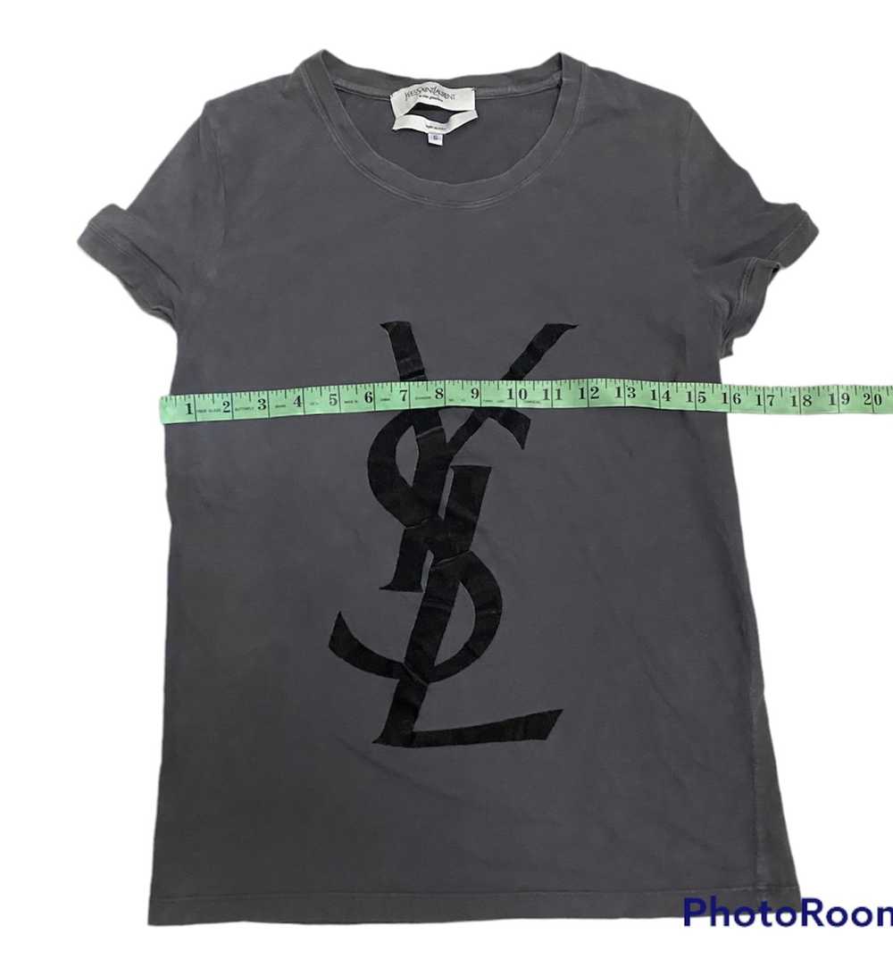 Vintage - Vintage YvesSaintLaurent Biglogo Tee - image 5