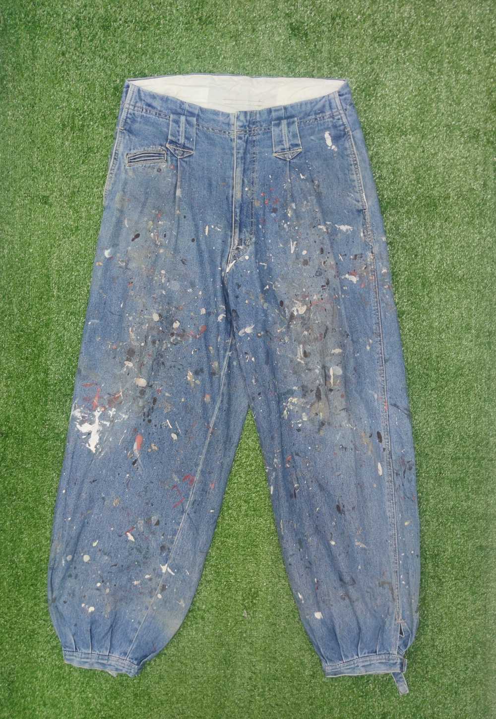 Workers - GIN WASHI PAINTED WORKER BAGGY PANT(J35… - image 1