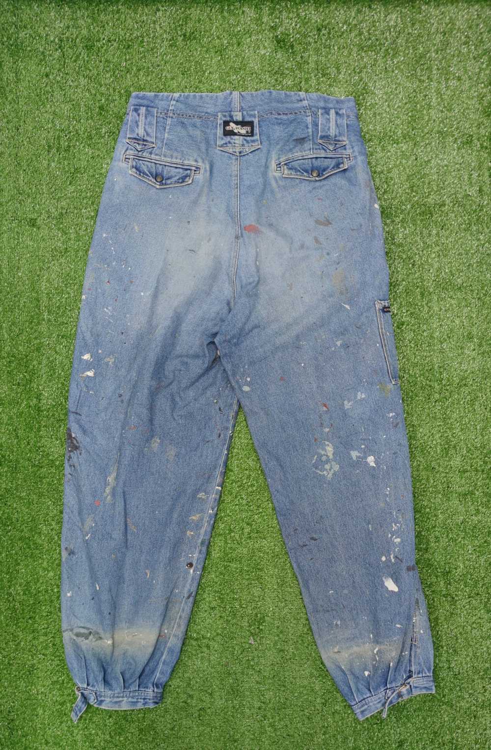 Workers - GIN WASHI PAINTED WORKER BAGGY PANT(J35… - image 6