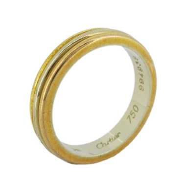 CARTIER Ring Trinity K18YG Yellow Gold K18WG Whit… - image 1