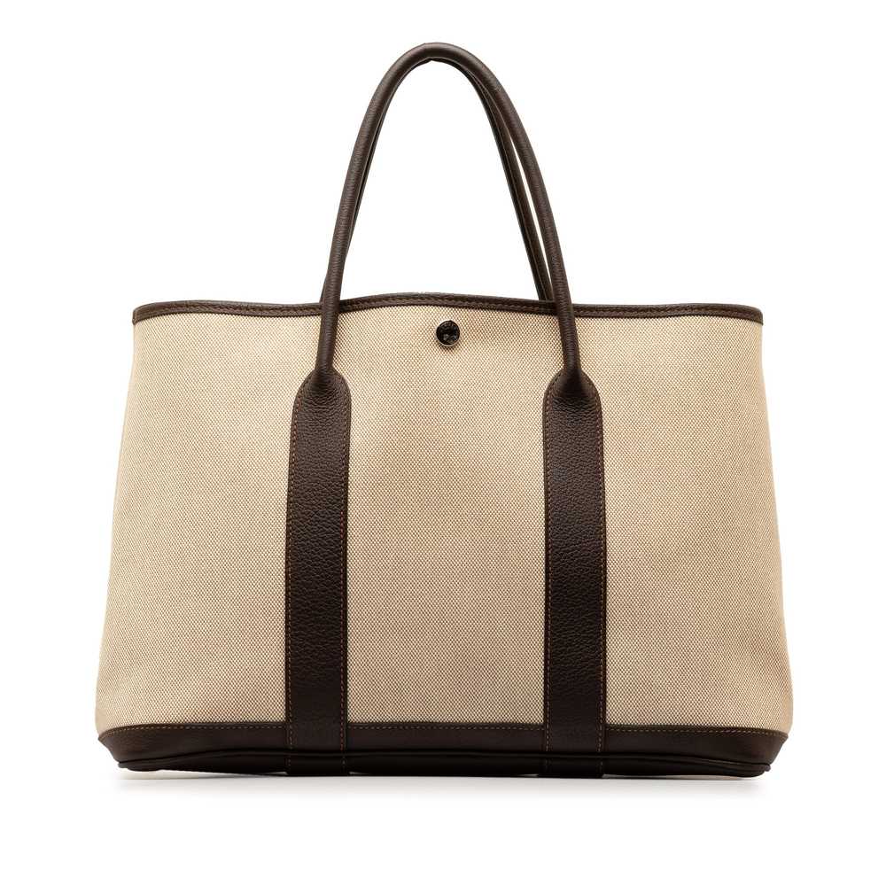 Hermes Toile and Negonda Garden Party 36 Tote Bag - image 1