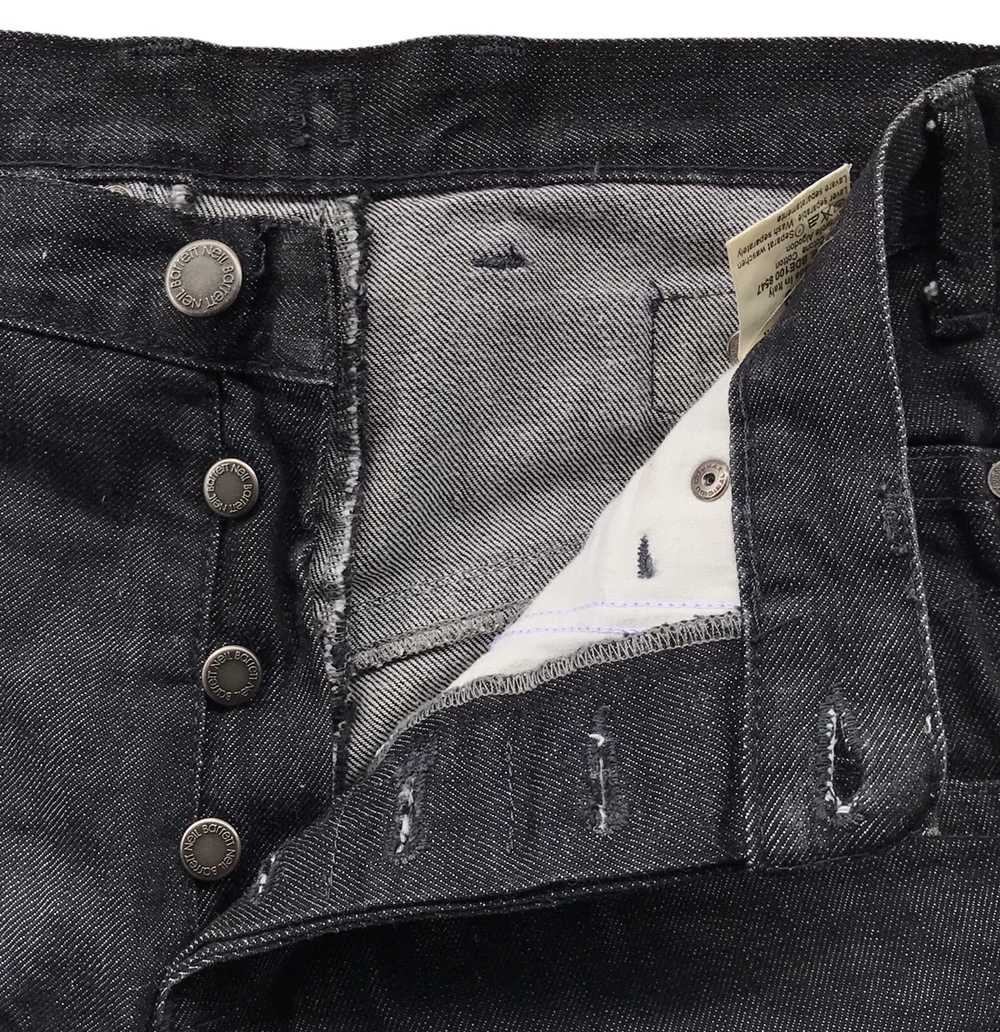 Rare NEIL BARRETT Buckle Back Flared Jeans - image 3