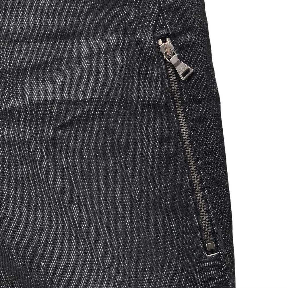 Rare NEIL BARRETT Buckle Back Flared Jeans - image 5