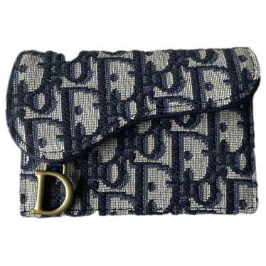 Dior Saddle cloth wallet