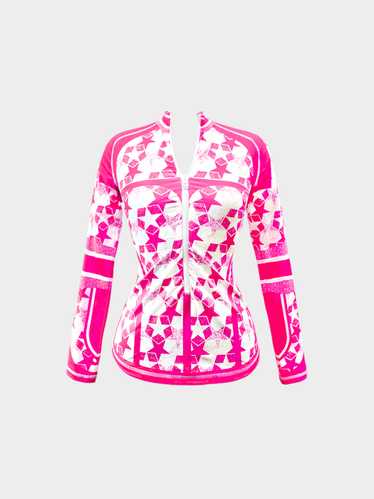 Christian Dior Cruise 2022 Hot Pink Zip Jacket