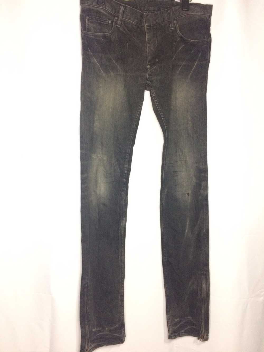 Pledge - Pledge Japan riri Zipper Skinny Jeans - image 1