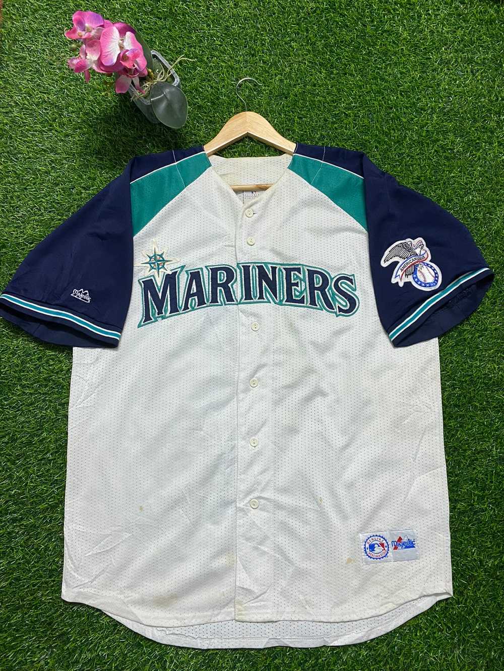 Vintage - Vintage Mariners Jersey Baseball - image 1