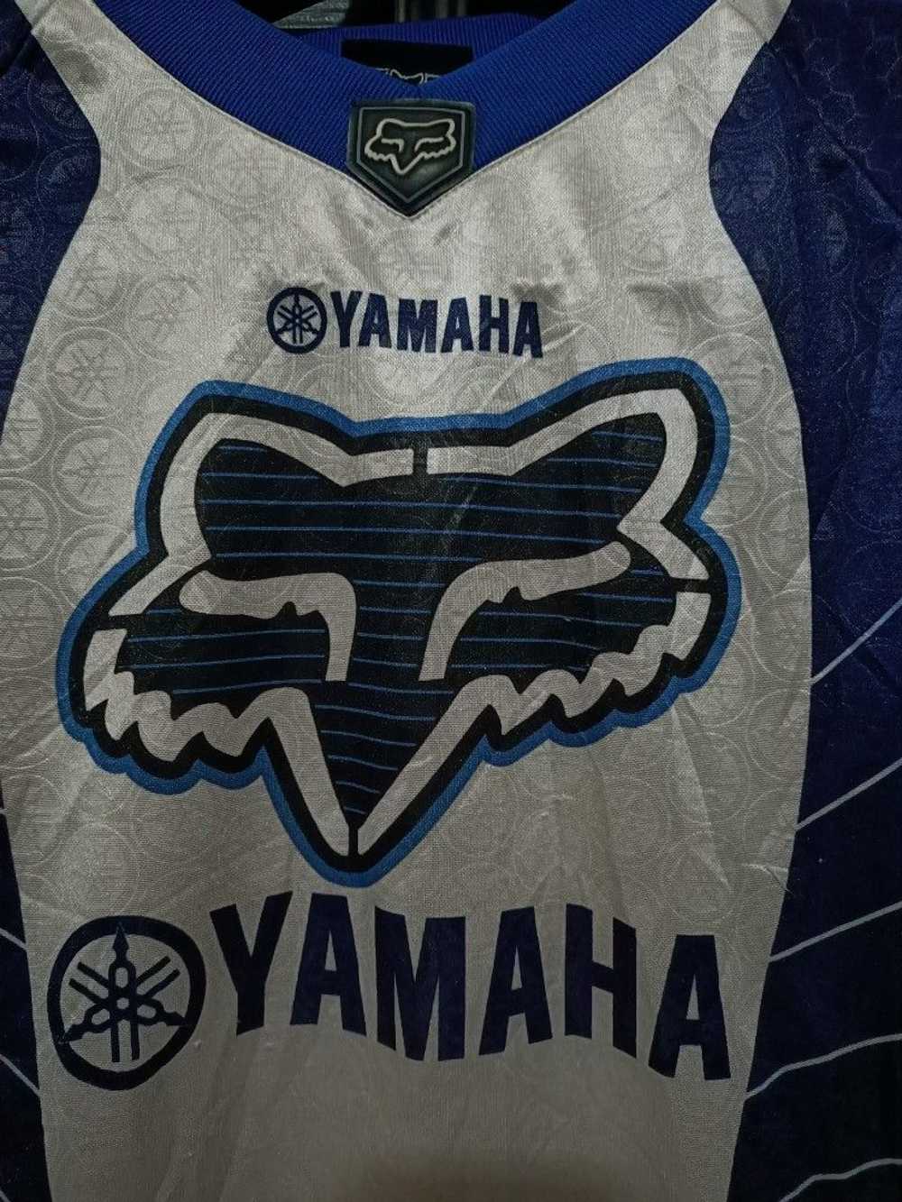 Vintage - Vintage Fox racing Yamaha jersey motorc… - image 2