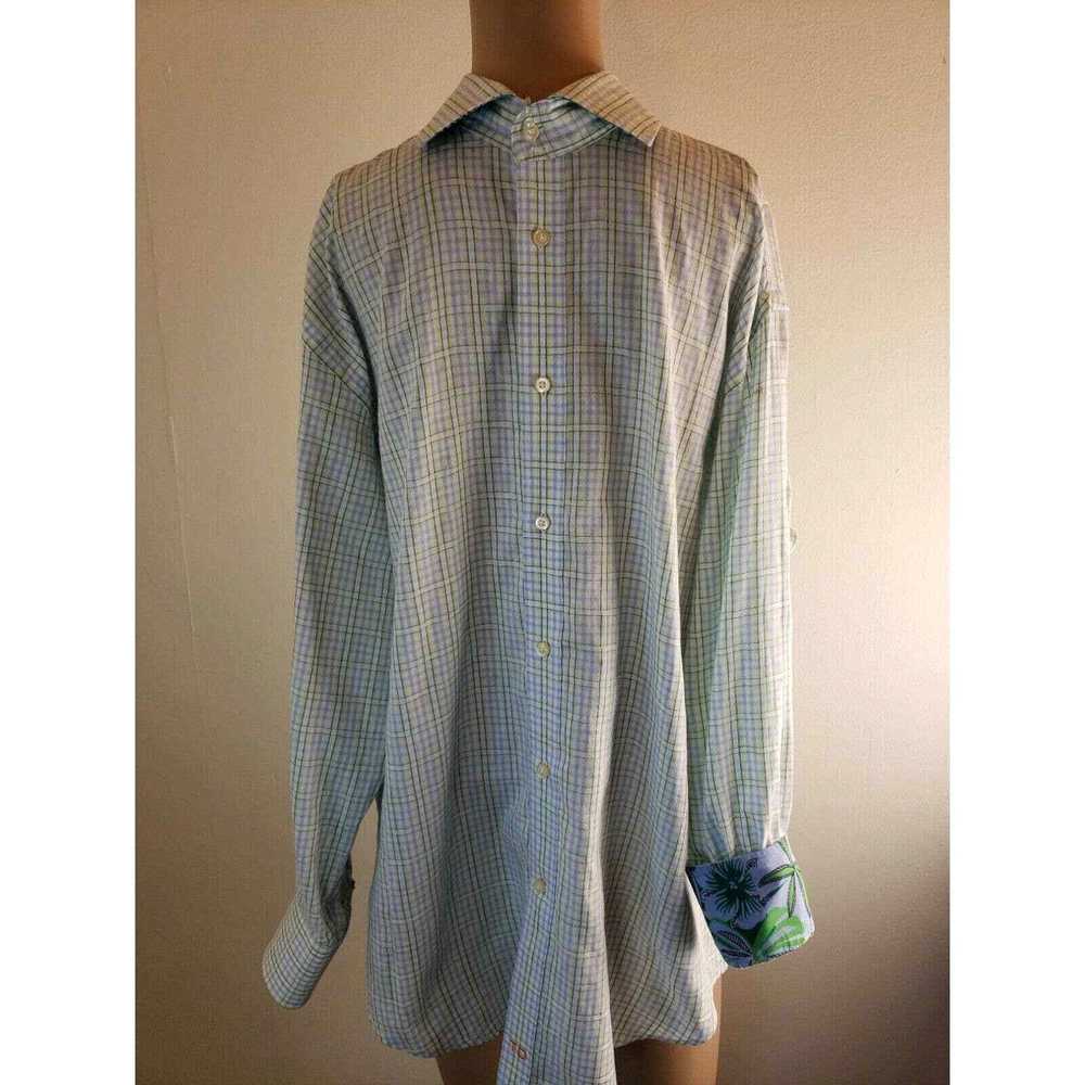 Vintage Thomas Dean Men's Button Down Dress Shirt… - image 2