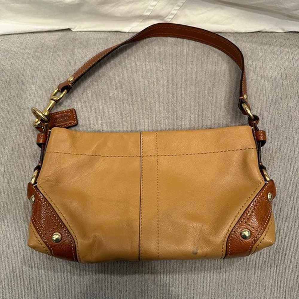 Coach Carly TwoToned Leather Small Shoulder Bag - image 11