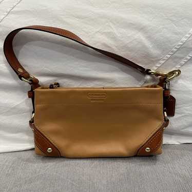 Coach Carly TwoToned Leather Small Shoulder Bag - image 1