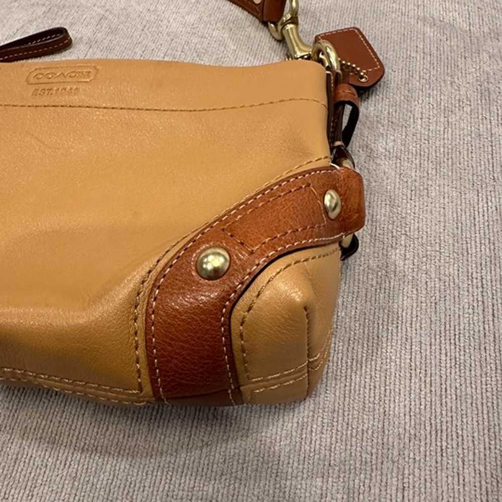 Coach Carly TwoToned Leather Small Shoulder Bag - image 4