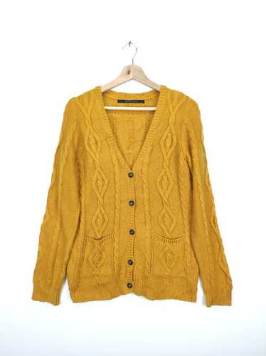 Cardigan - Vintage Wool Knit Cardigan Sweater by Y