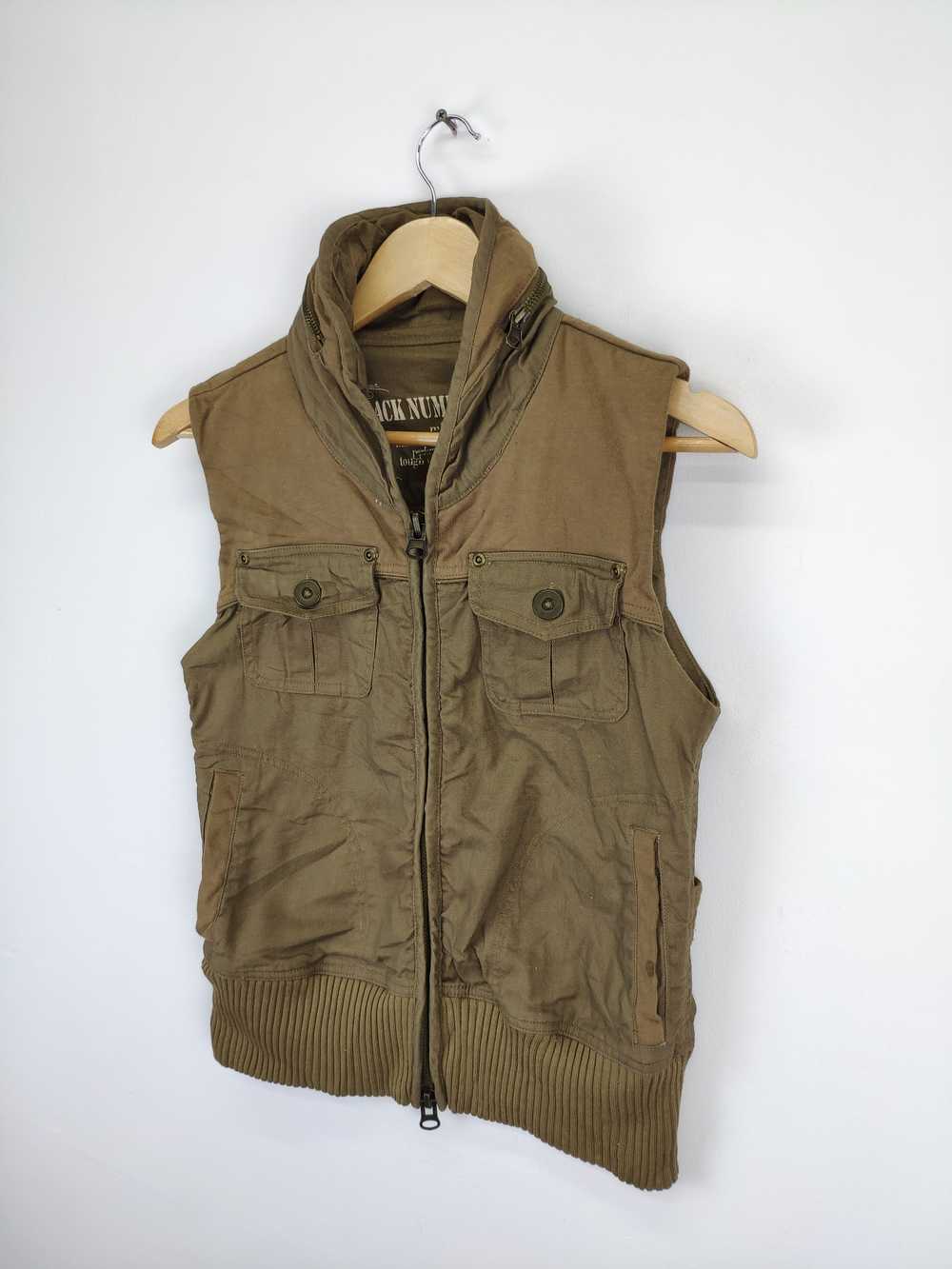 Vintage - OFFER💥 Vintage Army Vest Hoodie by Bac… - image 2