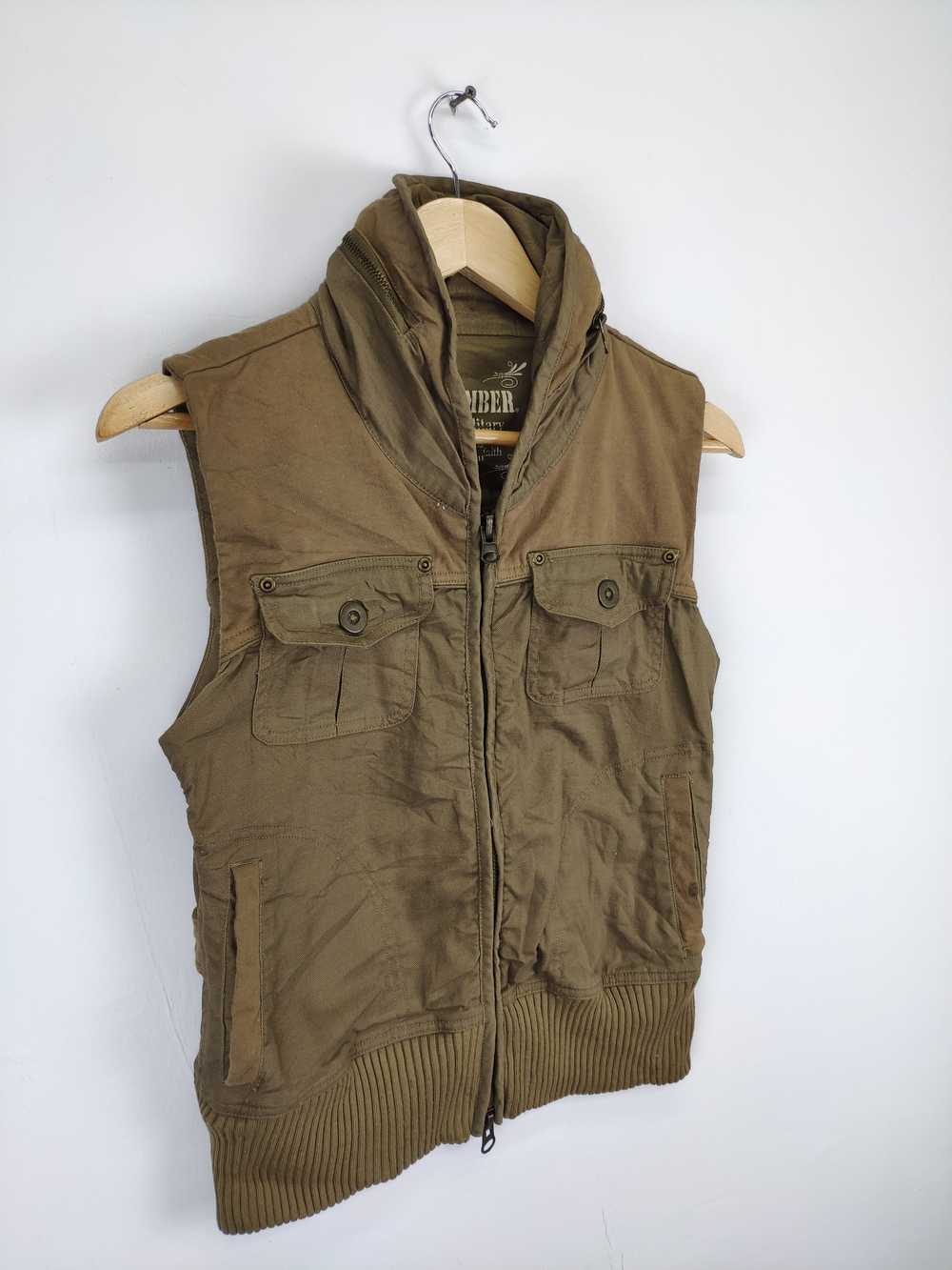 Vintage - OFFER💥 Vintage Army Vest Hoodie by Bac… - image 3