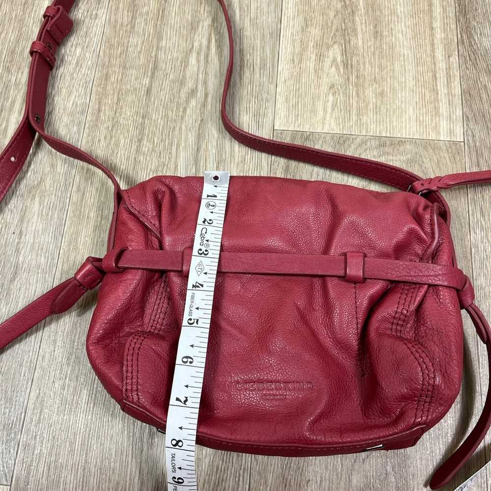 liebeskind berlin leather Fremont red crossbody s… - image 12