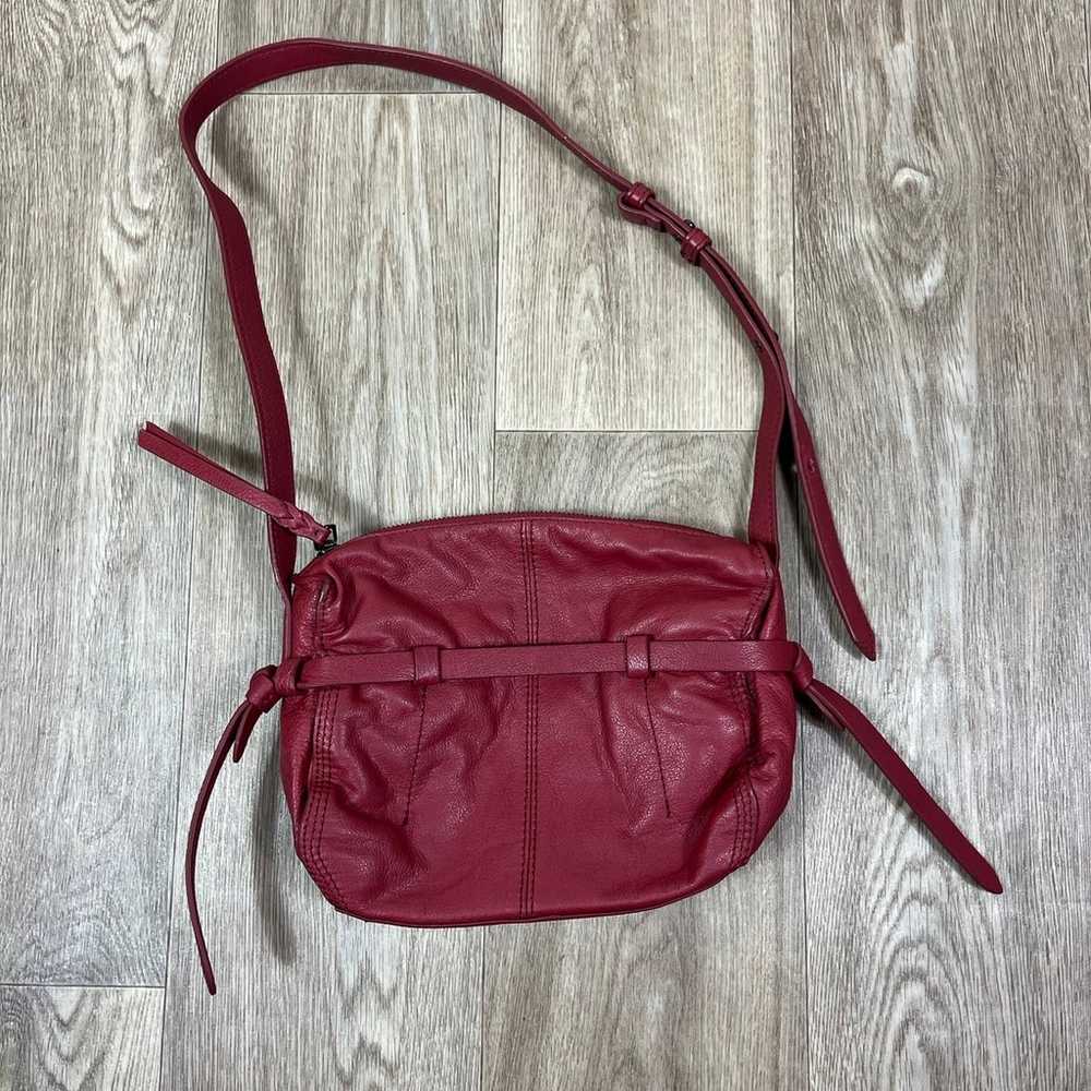 liebeskind berlin leather Fremont red crossbody s… - image 2