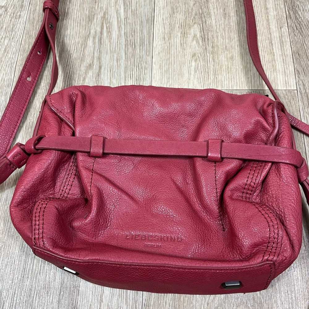 liebeskind berlin leather Fremont red crossbody s… - image 3